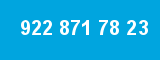 922 871 78 23 922 871 78 23